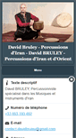 Mobile Screenshot of david-bruley.com